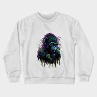 monkey art 3 Crewneck Sweatshirt